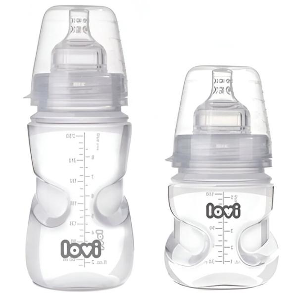 Biberon Lovi Botanic Boy 1/299 Pentru băieți / 0.15l / Transparent photo 2
