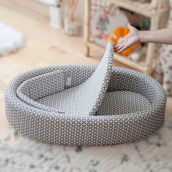 Кокон для новорожденных BabyJem 732 (01053718) Хлопок/ Серый photo 2 Кокон для новорожденных BabyJem 732 (01053718) Хлопок/ Серый photo 2