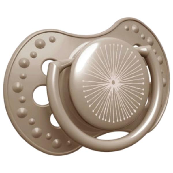 Suzetă cu tetina rotundă Lovi Harmony pentru fetițe/ 0 luni - 3 luni/ Silicon/ Multicolor photo 2
