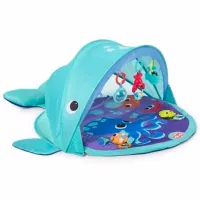 Covoraş pentru joc Bright Starts Explore & Go Whale () 0+/ Transformer/ Blue photo 2