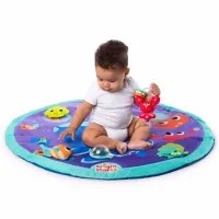 Covoraş pentru joc Bright Starts Explore & Go Whale () 0+/ Transformer/ Blue photo 4