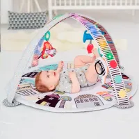 Covoraş pentru joc Skip Hop Vibrant Village () 0+/ Transformer/ White photo 4