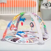 Covoraş pentru joc Skip Hop Vibrant Village () 0+/ Transformer/ White photo 5