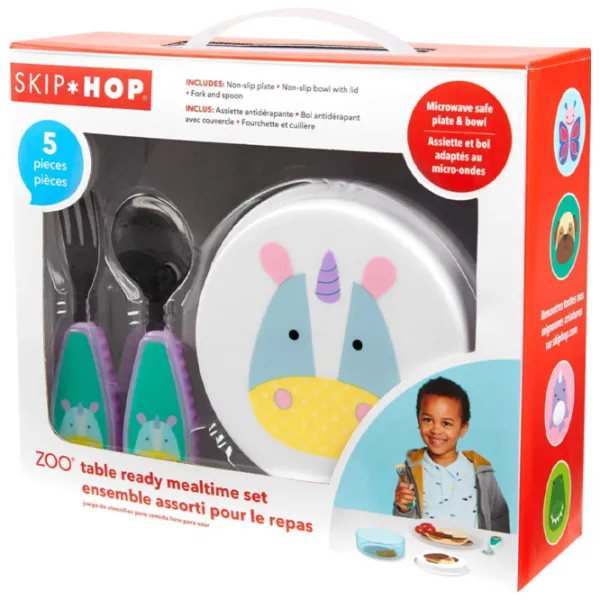 Set Skip Hop Zoo Unicorn Unisex/ 12+ luni/ Multicolor photo 2