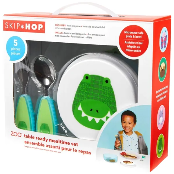 Set Skip Hop Zoo Crocodile Unisex/ 12+ luni/ Multicolor photo 2