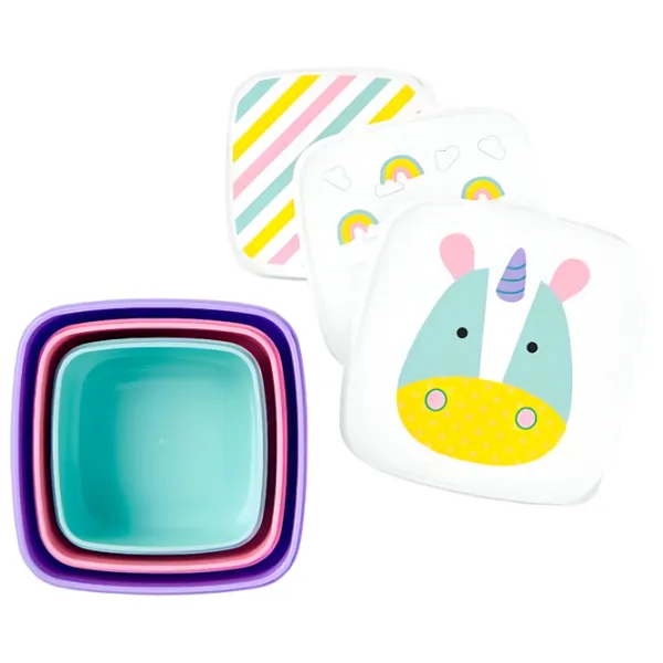 Set Skip Hop Zoo Unicorn Pentru fetițe / 3+ / Multicolor photo 2