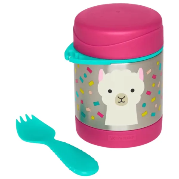 Containere Skip Hop Zoo Lama pentru fetițe/ 3+/ Pink photo 2
