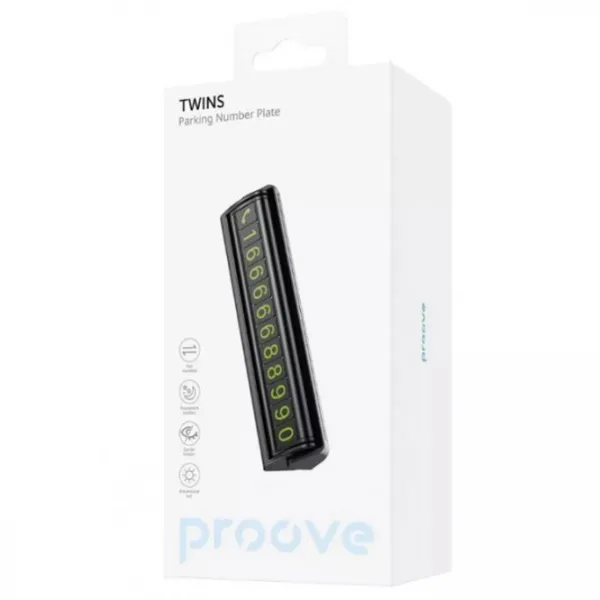 Card de parcare Proove Twins Number Black photo 3