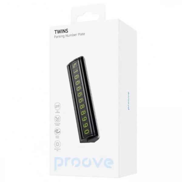 Card de parcare Proove Twins Number Black photo 3