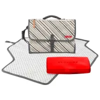 Saltea de înfăşat Skip Hop Pronto Signature Chevron 01053951 Unisex/ 0+/ Graphite photo 5