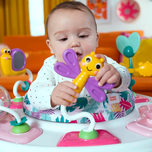 Прыгунки Bright Starts Playful Palms () классический/ Розовый photo 6