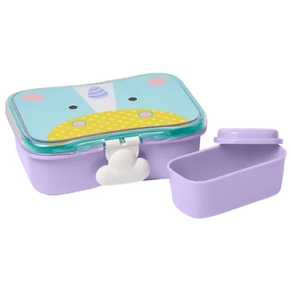 Containere Skip Hop Zoo Unicorn pentru fetițe/ 3+/ Purple photo 2