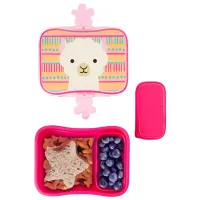 Containere Skip Hop Zoo Lama pentru fetițe/ 3+/ Pink photo 3