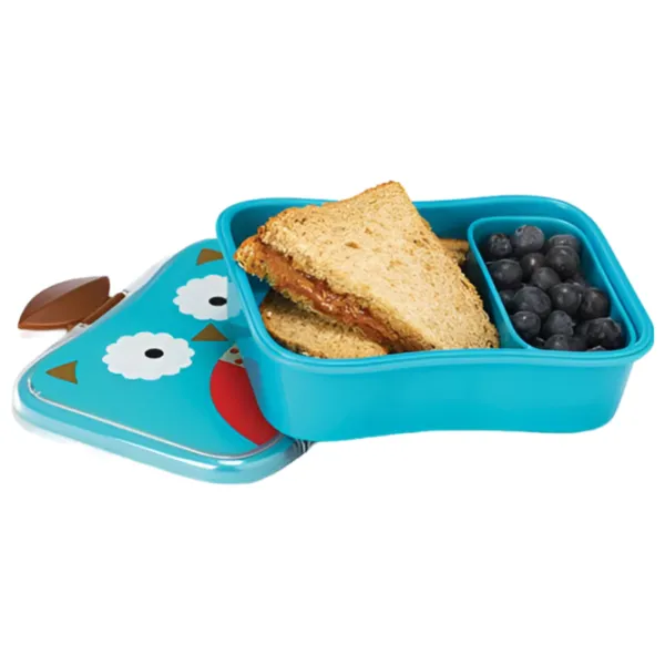 Containere Skip Hop Zoo Owl pentru fetițe/ 3+/ Blue photo 3