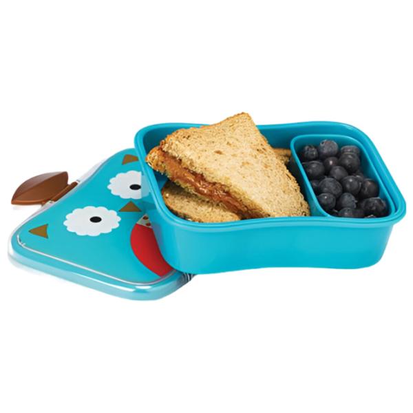 Containere Skip Hop Zoo Owl pentru fetițe/ 3+/ Blue photo 3