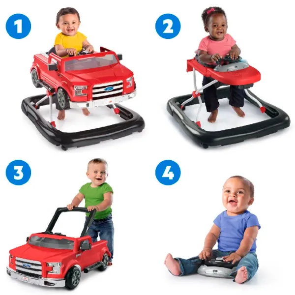 Premergător Bright Starts Ford Bronco (12860) сlasic/ Red photo 3