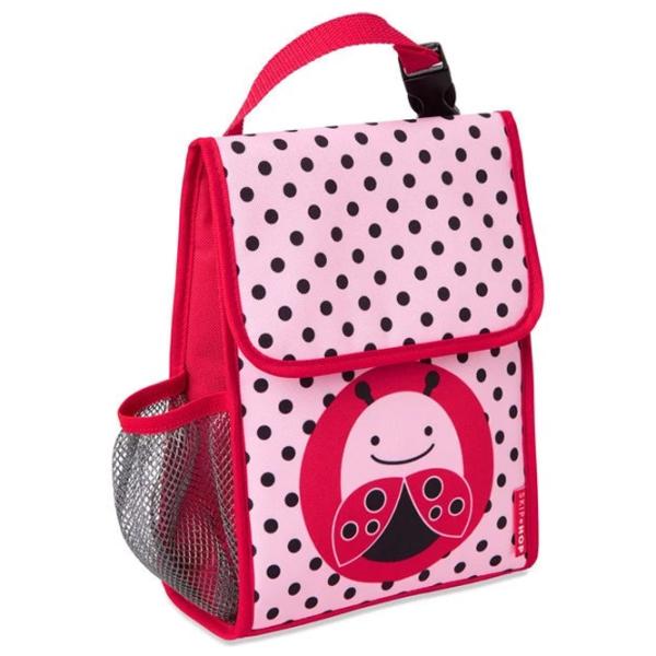 Pungă pentru prânz Skip Hop Zoo Ladybug pentru fetițe/ 3+/ Pink photo 2