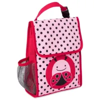 Pungă pentru prânz Skip Hop Zoo Ladybug pentru fetițe/ 3+/ Pink photo 2
