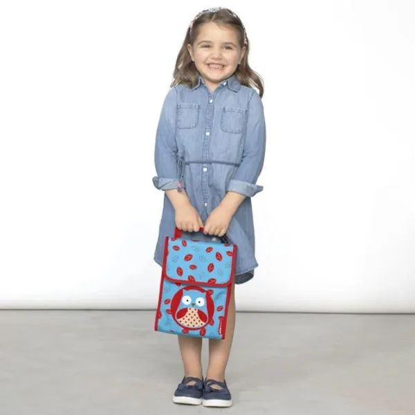Pungă pentru prânz Skip Hop Zoo Owl Unisex/ 3+/ Blue photo 3