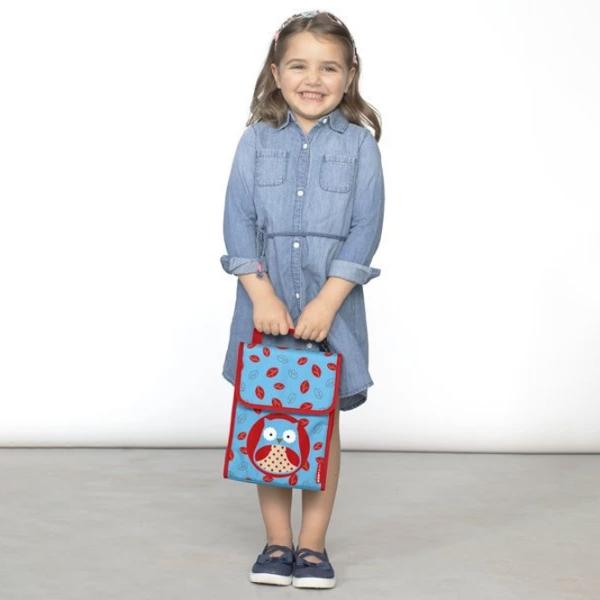 Pungă pentru prânz Skip Hop Zoo Owl Unisex/ 3+/ Blue photo 3