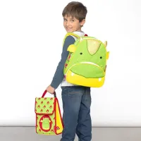 Pungă pentru prânz Skip Hop Zoo Dragon pentru băieți/ 3+/ Green photo 3
