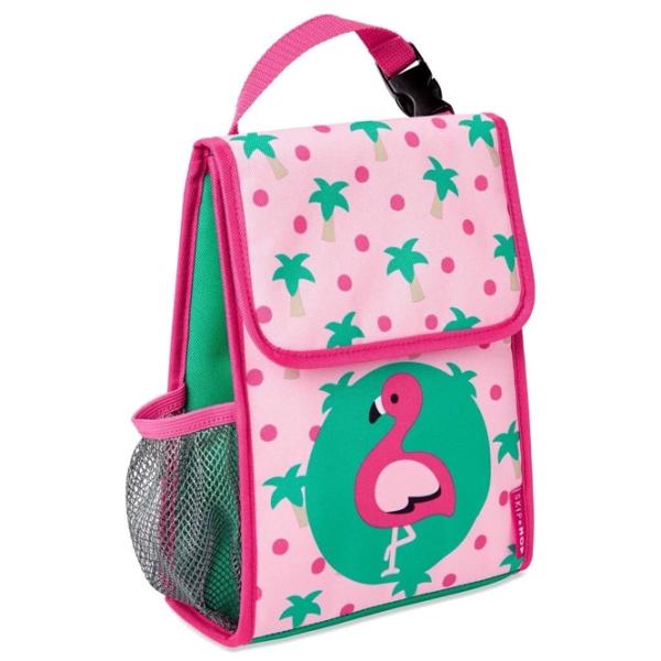 Pungă pentru prânz Skip Hop Zoo Flamingo pentru fetițe/ 3+/ Pink photo 2
