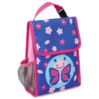 Pungă pentru prânz Skip Hop Zoo Butterfly pentru fetițe/ 3+/ Blue photo 2