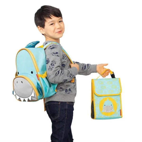 Pungă pentru prânz Skip Hop Zoo Shark Unisex/ 3+/ Blue photo 3