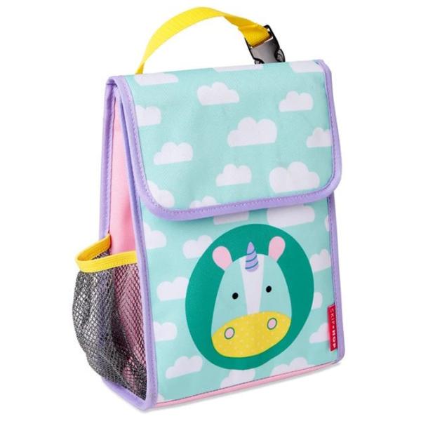 Pungă pentru prânz Skip Hop Zoo Unicorn pentru fetițe/ 3+/ Blue photo 2