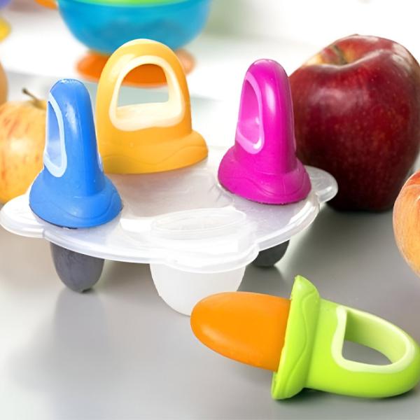 Formă pentru înghețată Nuby ID5495 Unisex/ 6+ luni/ Multicolor photo 3 Formă pentru înghețată Nuby ID5495 Unisex/ 6+ luni/ Multicolor photo 3