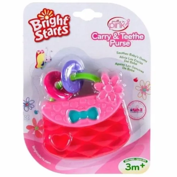 Игрушка для прорезывания зубов Bright Starts Posetuta Pretty Pink от 3 месяцев photo 2