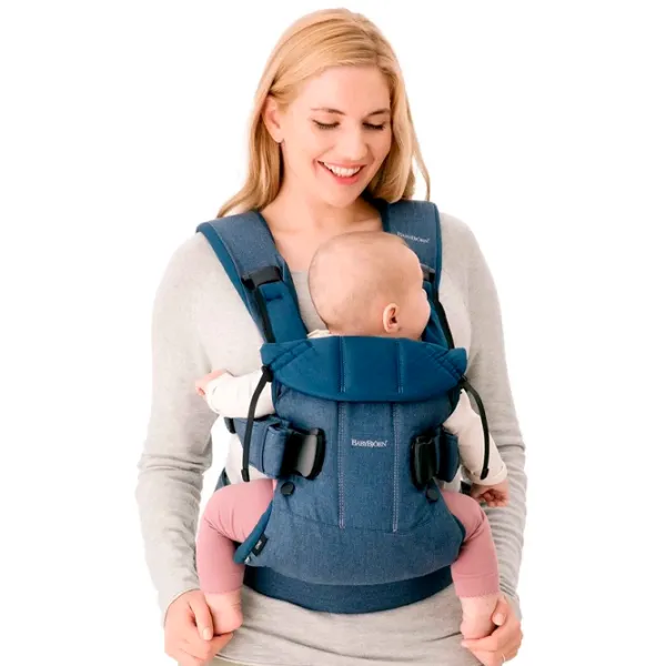 Переноска для детей BabyBjorn One Denim () 15 кг/ Синий photo 4