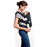 Marsupiu pentru copii BabyBjorn One Denim () 15 kg/ Gray photo 2