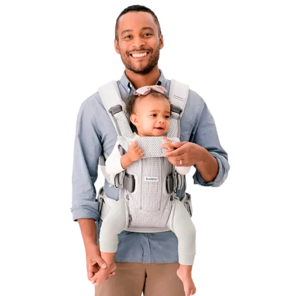 Переноска для детей BabyBjorn One Air () 15 кг/ Серебристый photo 5 Переноска для детей BabyBjorn One Air () 15 кг/ Серебристый photo 5