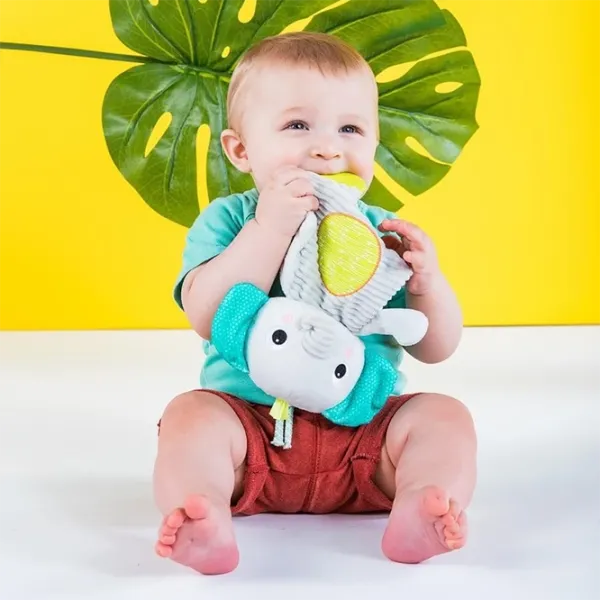 Jucărie pentru dentiție Bright Starts Elefant de la 0 luni photo 2