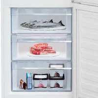 Frigider Beko RCSA406K30W cu congelator jos 386 l / 202.5 cm / White photo 5