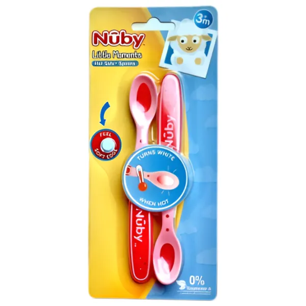 Ложка Nuby NV0501001-LM Унисекс/ 3+ месяца/ Разноцветный photo 2 Ложка Nuby NV0501001-LM Унисекс/ 3+ месяца/ Разноцветный photo 2