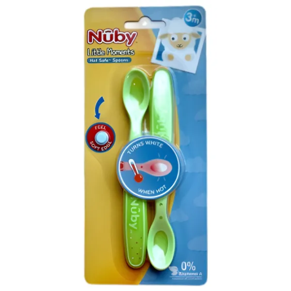 Ложка Nuby NV0501001-LM Унисекс/ 3+ месяца/ Разноцветный photo 3 Ложка Nuby NV0501001-LM Унисекс/ 3+ месяца/ Разноцветный photo 3