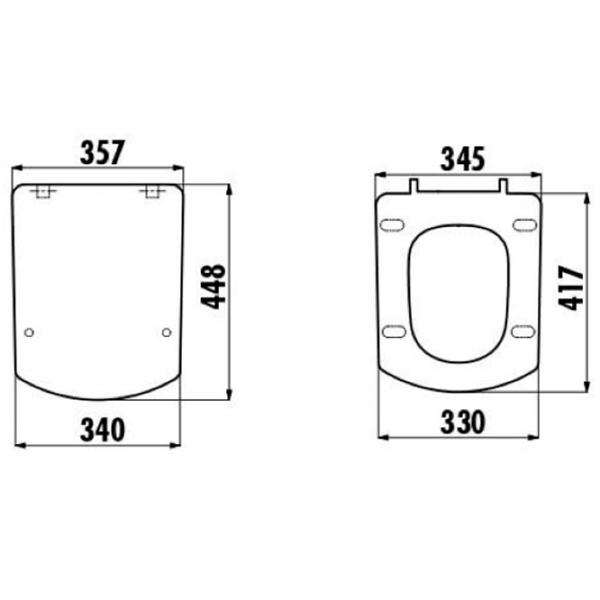 Capac WC Creavit KC2103.01.0000E duroplast photo 2