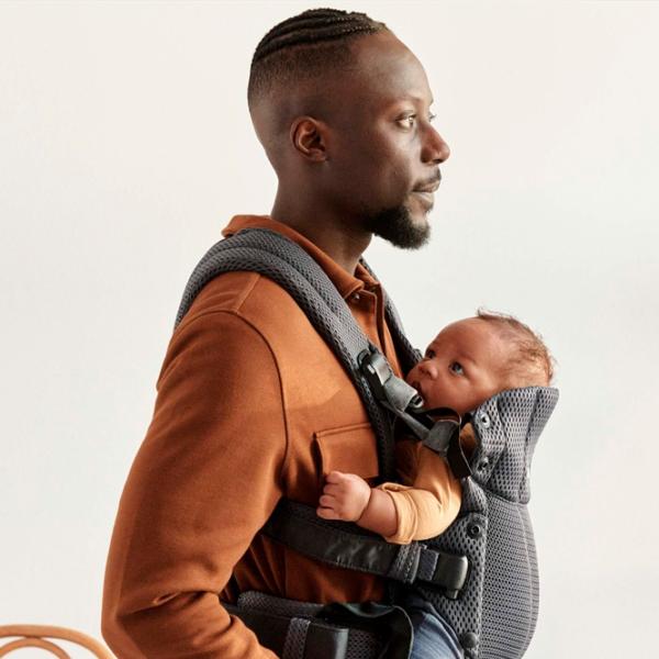 Переноска для детей BabyBjorn Harmony 3D () 15 кг/ Antracite photo 4