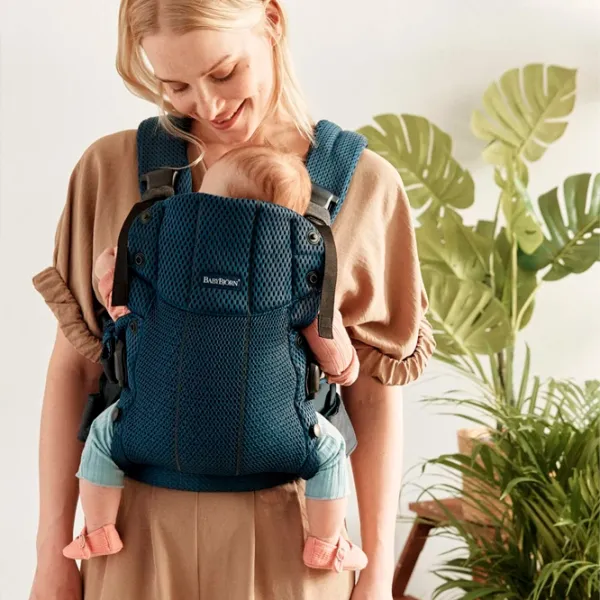 Переноска для детей BabyBjorn Harmony 3D () 15 кг/ Синий photo 3
