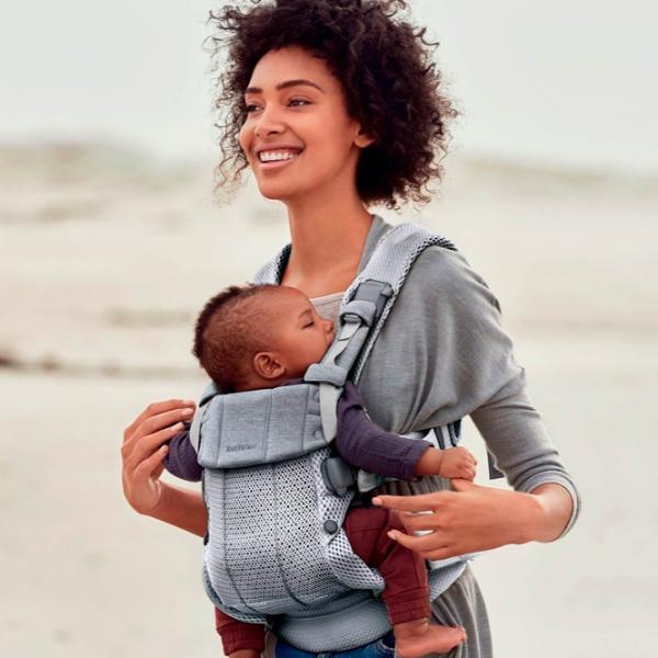 Переноска для детей BabyBjorn Harmony 3D () 15 кг/ Серебристый photo 2