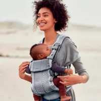 Marsupiu pentru copii BabyBjorn Harmony 3D () 15 kg/ Silver photo 2