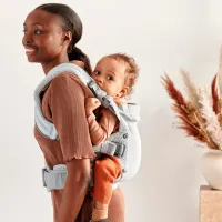 Marsupiu pentru copii BabyBjorn Harmony 3D () 15 kg/ Silver photo 3