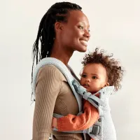 Marsupiu pentru copii BabyBjorn Harmony 3D () 15 kg/ Silver photo 5
