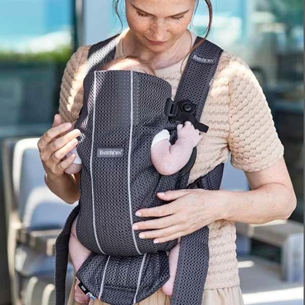 Переноска для детей BabyBjorn Mini 3D () 11 кг/ Antracite photo 2