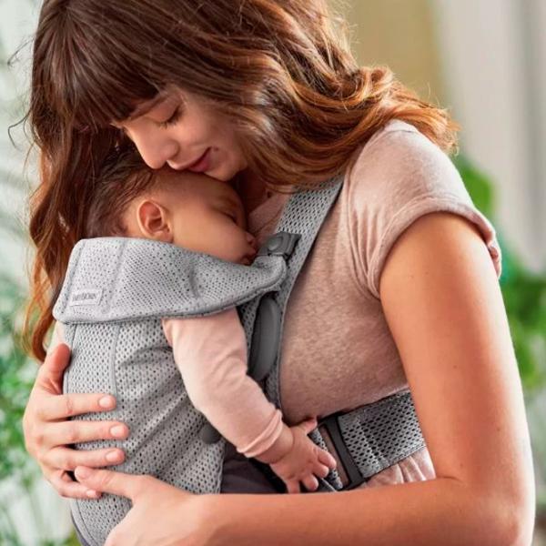 Переноска для детей BabyBjorn Mini 3D () 11 кг/ Серый photo 2
