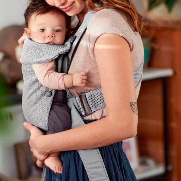 Переноска для детей BabyBjorn Mini 3D () 11 кг/ Серый photo 4