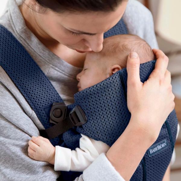 Переноска для детей BabyBjorn Mini 3D () 11 кг/ Синий photo 2