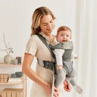 Marsupiu pentru copii BabyBjorn Mini () 11 kg/ Green photo 3